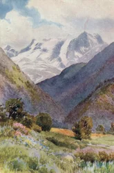 Mount Haramokh, from the Erin Nullah